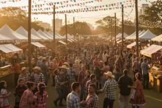 São João de Curitiba 2026 começa em 4 de junho no feriado de Corpus Christi. Quatro dias de forró, quadrilha e gastronomia no Centro de Eventos Positivo.