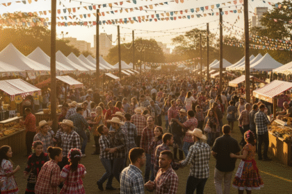 São João de Curitiba 2026 começa em 4 de junho no feriado de Corpus Christi. Quatro dias de forró, quadrilha e gastronomia no Centro de Eventos Positivo.