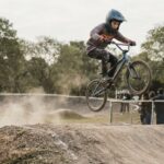 Pista de BMX no Parque Olímpico do Cajuru, em Curitiba