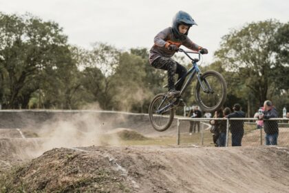 Pista de BMX no Parque Olímpico do Cajuru, em Curitiba