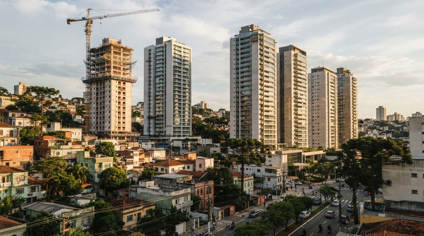 Torres residenciais compactas em Curitiba voltadas ao aluguel por temporada