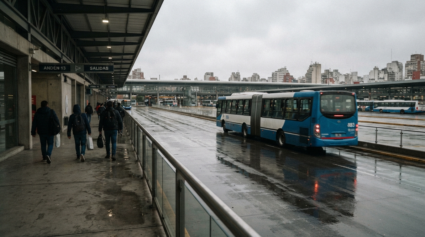 Ônibus em terminal de Curitiba durante reforço de linhas para o vestibular UFPR Curitiba